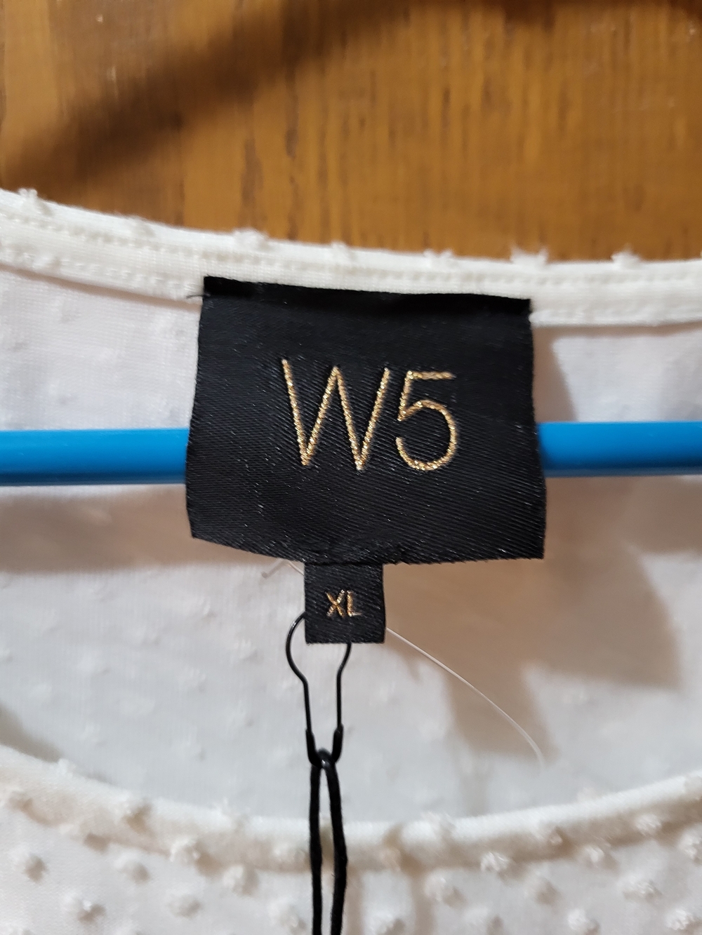 W5  White Dotted Blouse